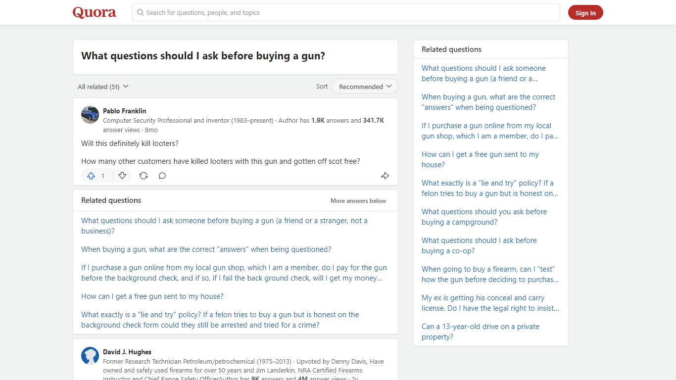 What questions should I ask before buying a gun? - Quora